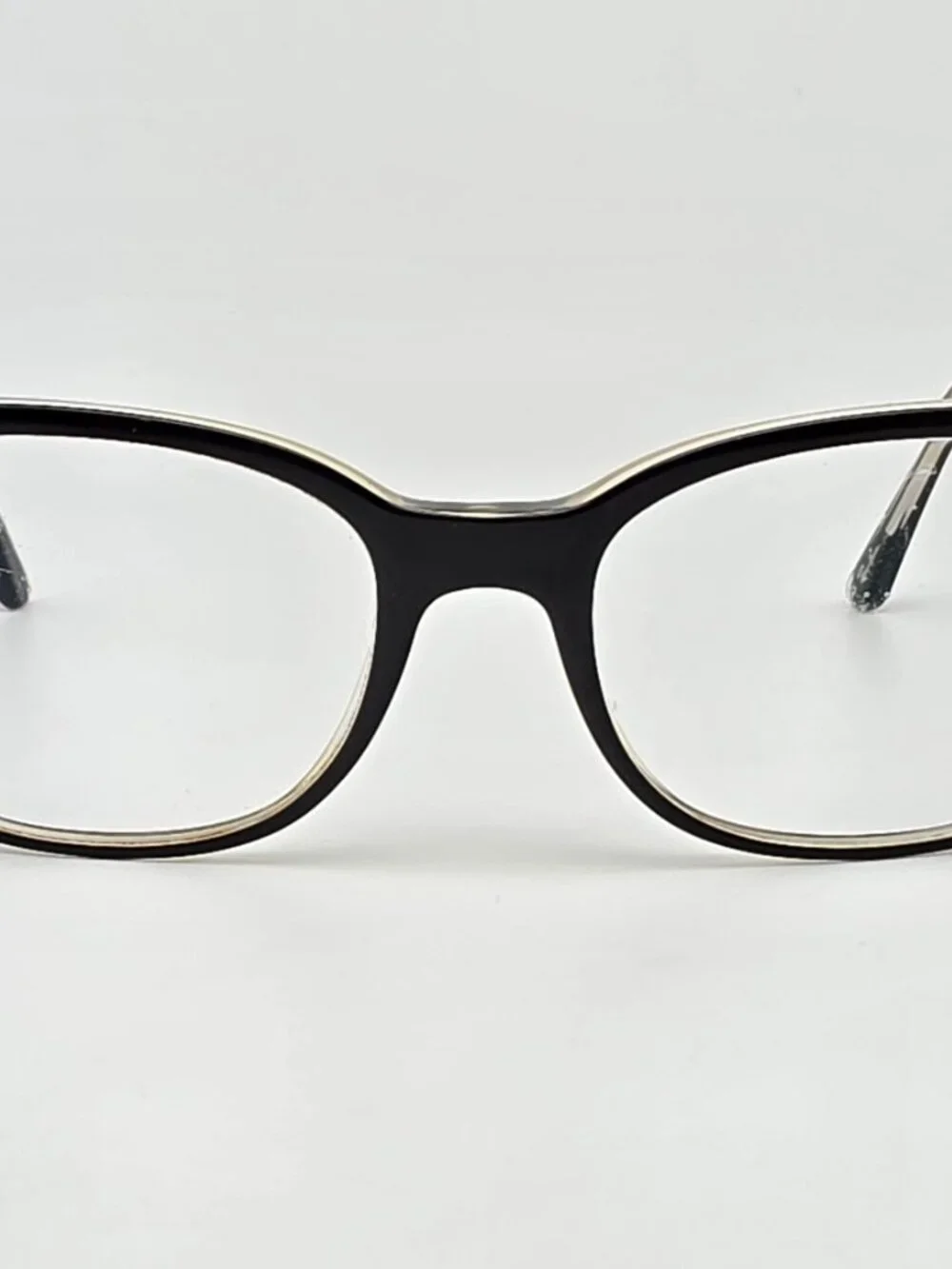 Ray-Ban RB5285 2034 Black on Clear Eyeglasses Frame w/ Flexhinge and Case 53mm